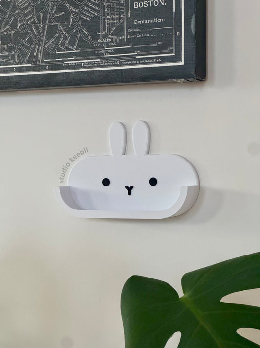 Bunny-Shaped Glasses Holder (Adhesive Strips Included!)