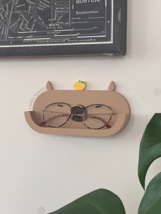 Capybara-Shaped Glasses Holder (Adhesive Strips Included!)