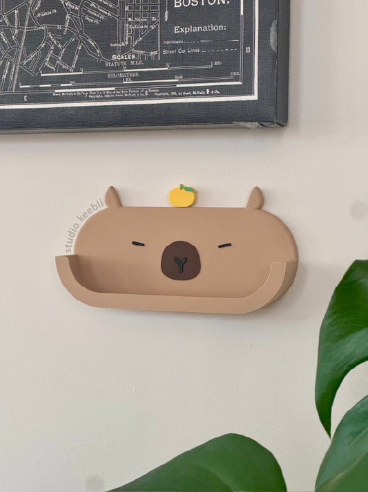 Capybara-Shaped Glasses Holder (Adhesive Strips Included!)