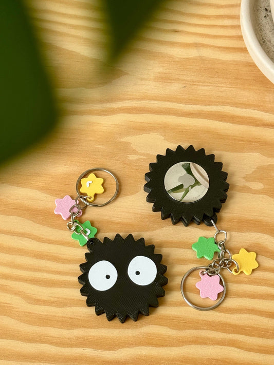 Dust Sprites Stars Airtag Holder Keychain