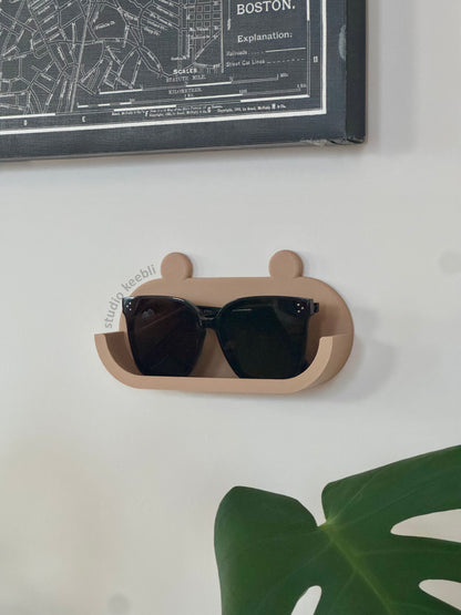 Bear-Shaped Glasses Holder (Adhesive Strips Included!)